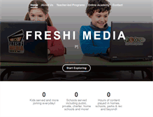 Tablet Screenshot of freshimedia.com